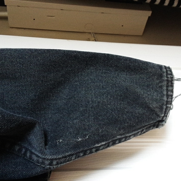 DENIM Black Jacket From the 80's VINTAGE ....JORDACHE - Picture 7 of 8